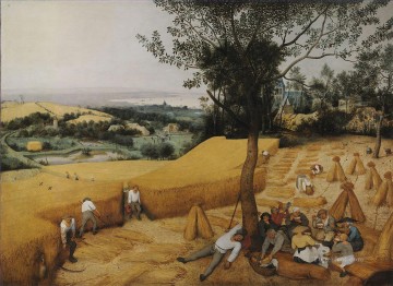  Flemish Oil Painting - The Harvesters Flemish Renaissance peasant Pieter Bruegel the Elder